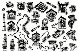 coal mine shaft tattoo idea