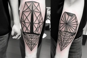 coal mine shaft tattoo idea