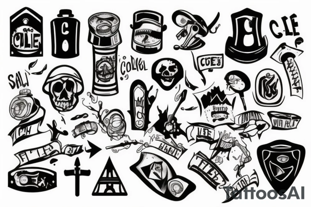 coal mine shaft tattoo idea