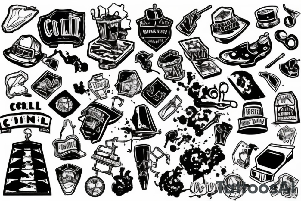 coal mine shaft tattoo idea