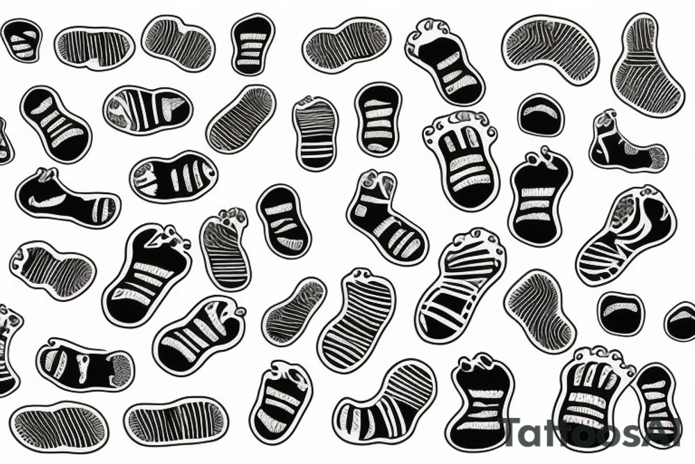footprint tattoo idea