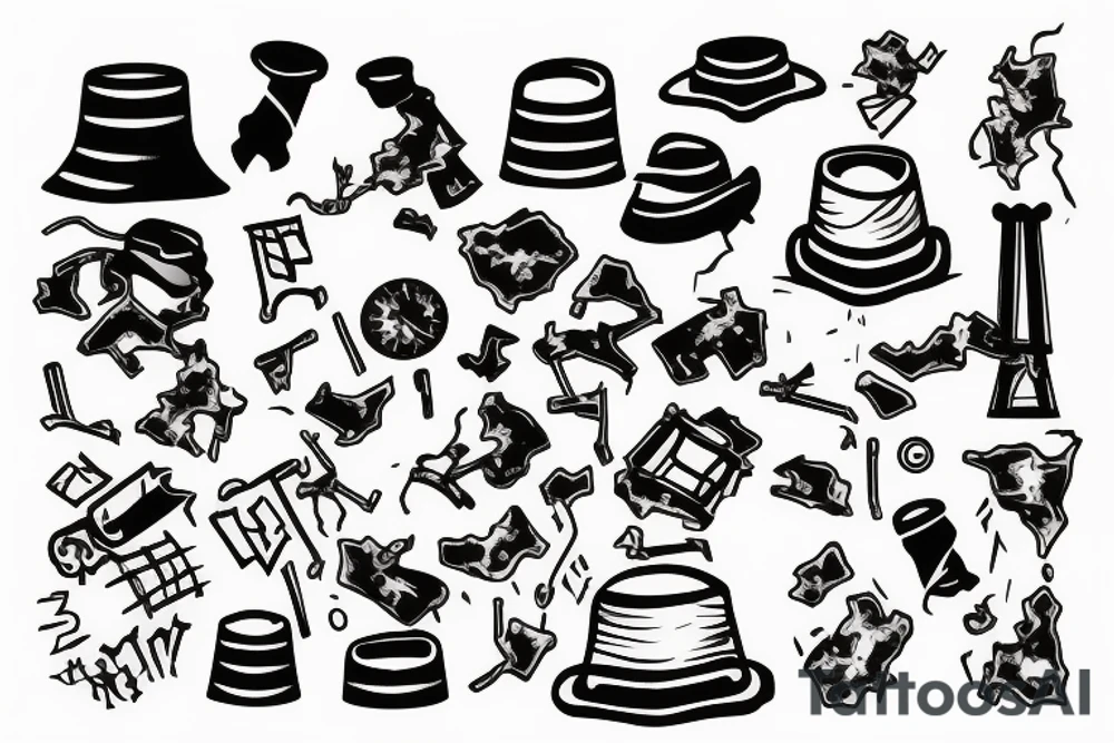 coal mine shaft tattoo idea