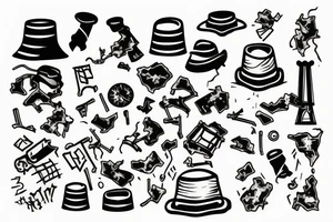 coal mine shaft tattoo idea