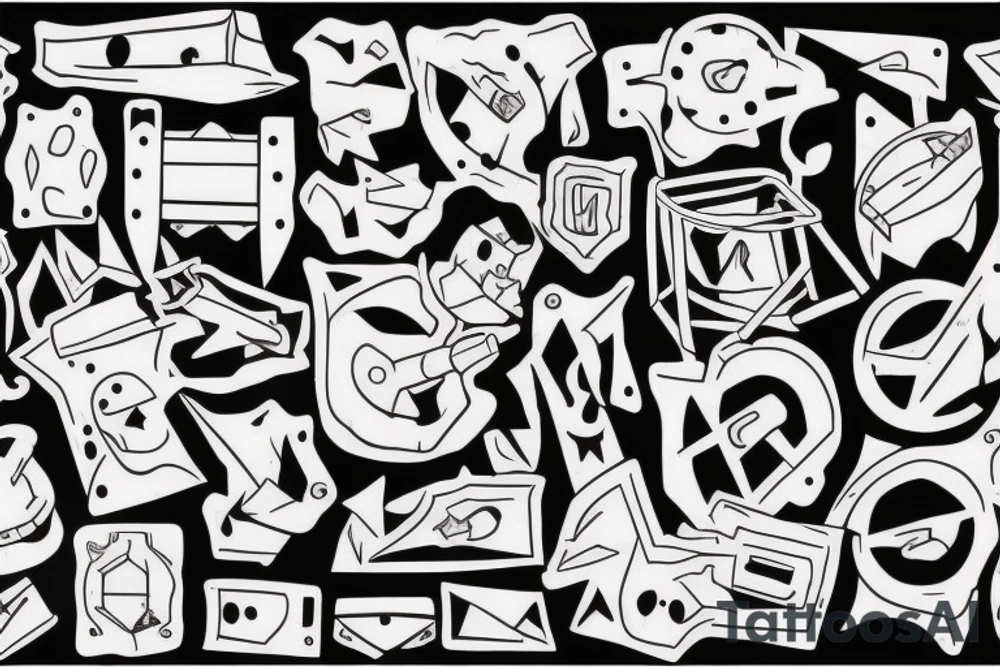 coal mine shaft tattoo idea