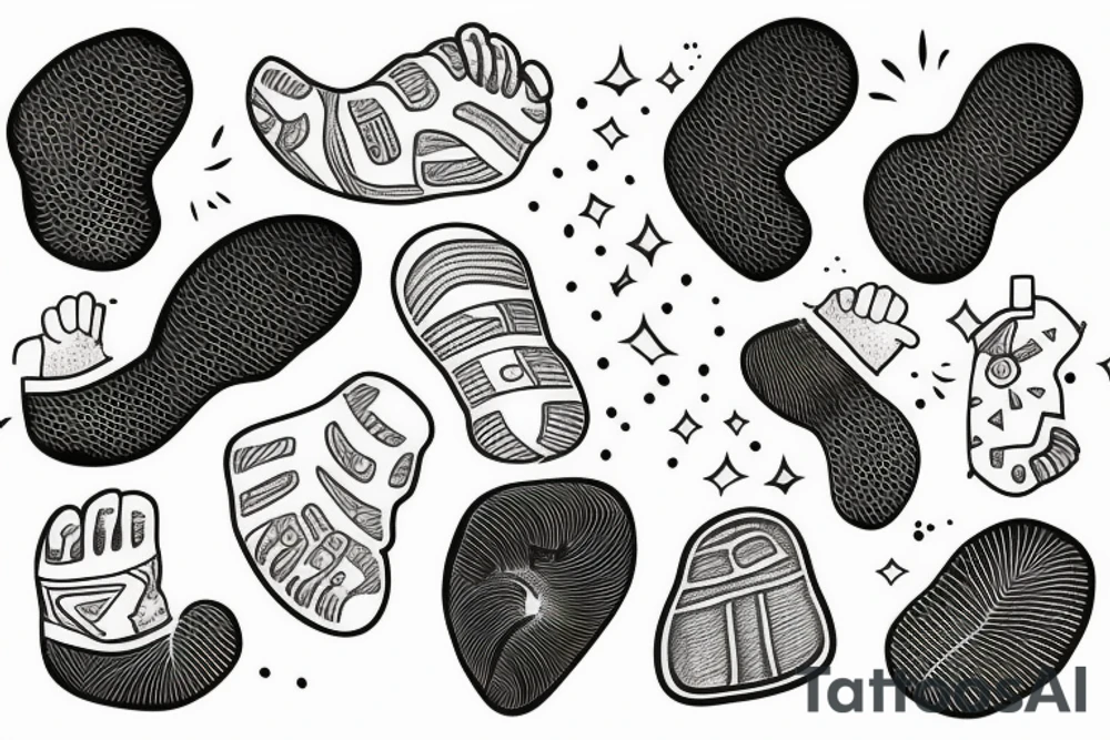 footprint tattoo idea