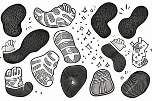 footprint tattoo idea
