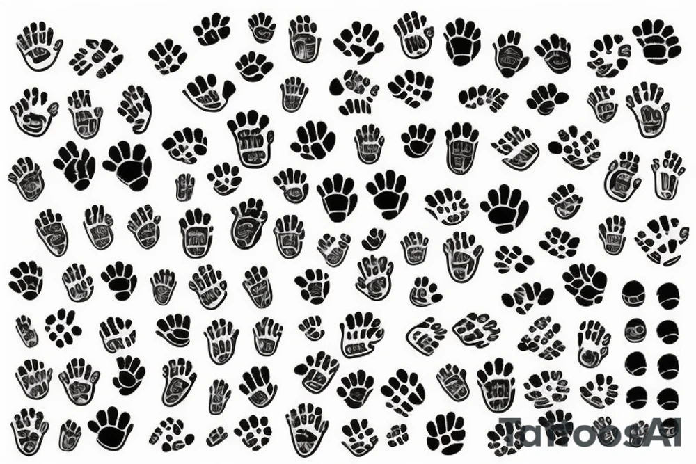 footprint tattoo idea