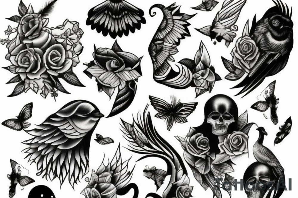 canary tattoo idea