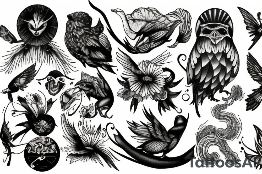 canary tattoo idea