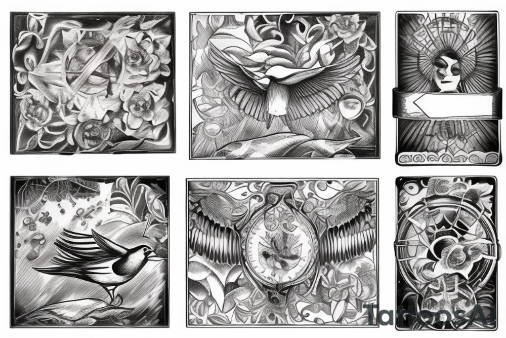 bird cage tattoo idea