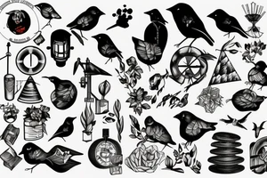 canary in the coal mine tattoo idea