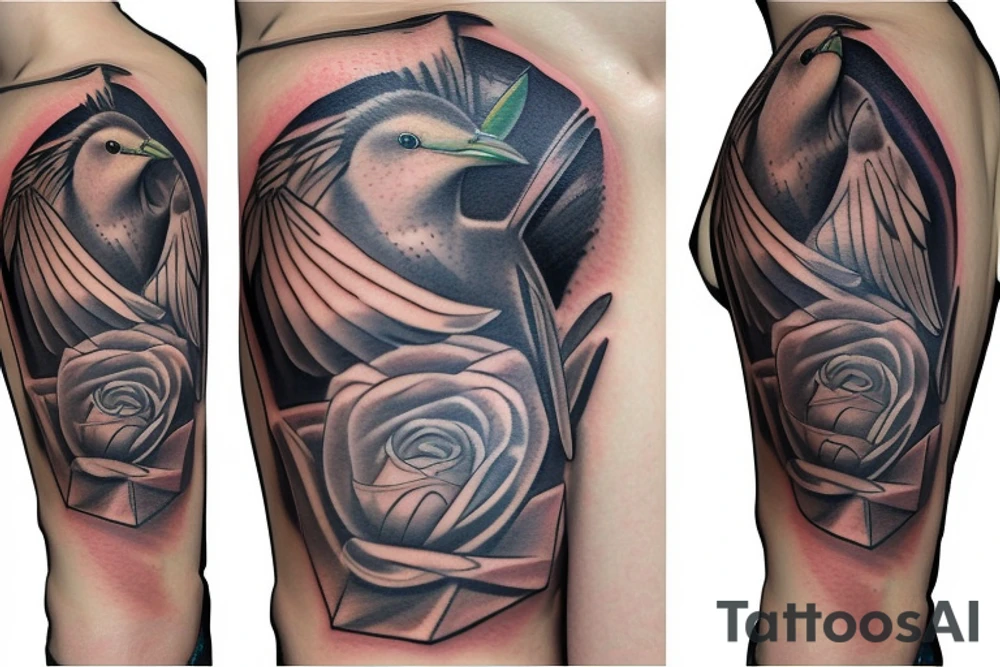 bird in a cage tattoo idea