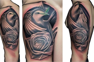 bird in a cage tattoo idea