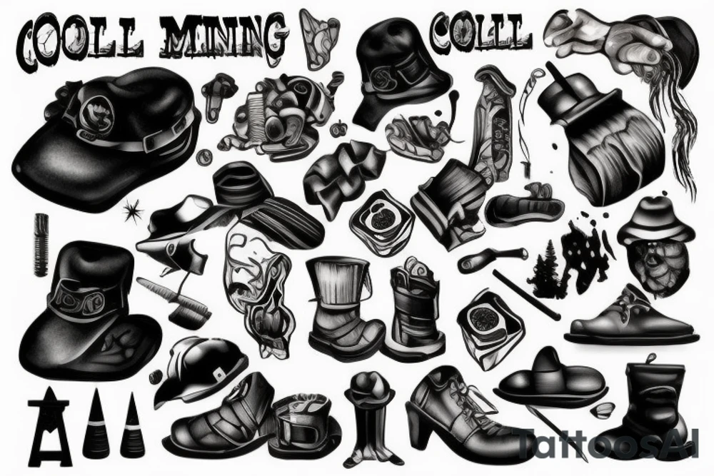 coal mining tattoo idea