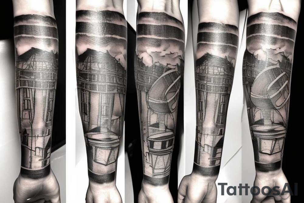 mine shaft tattoo idea