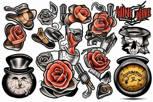 mine shaft tattoo idea