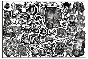 mine shaft tattoo idea