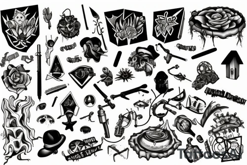 mine shaft tattoo idea