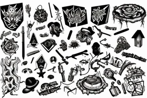 mine shaft tattoo idea