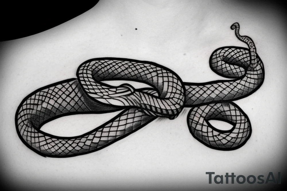 Snake on hand tattoo idea