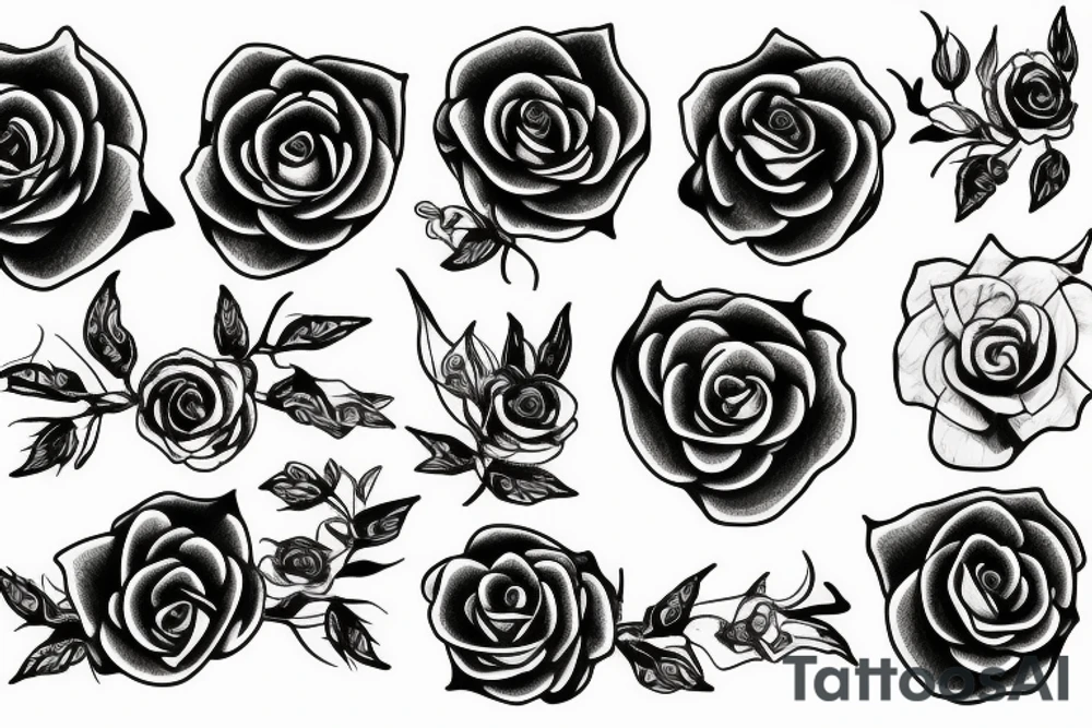 Roses tattoo idea