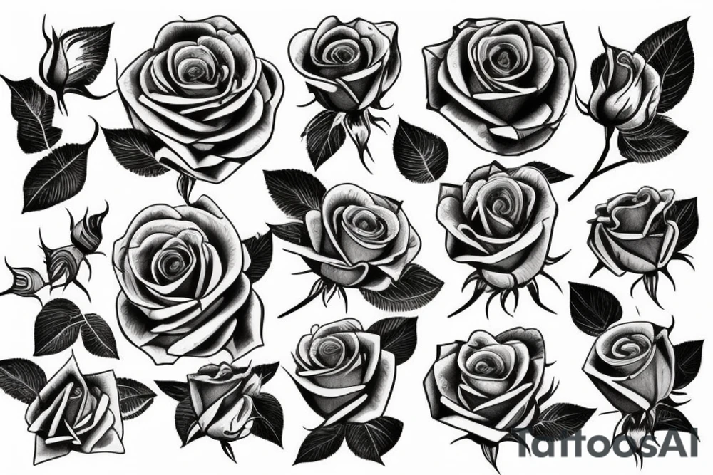 Roses tattoo idea