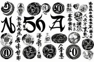 602 in Roman numerals with lines tattoo idea