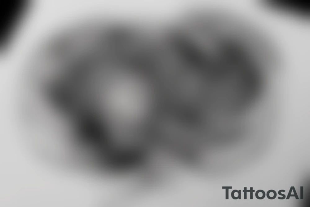 Forearm tattoo with the words "vi veri veniversum vivus vici" spiraling out of the center of a galaxy. tattoo idea