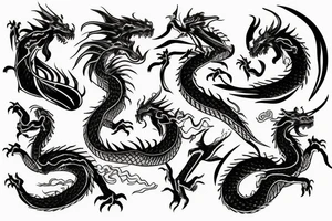 Three headed dragon tattoo idea