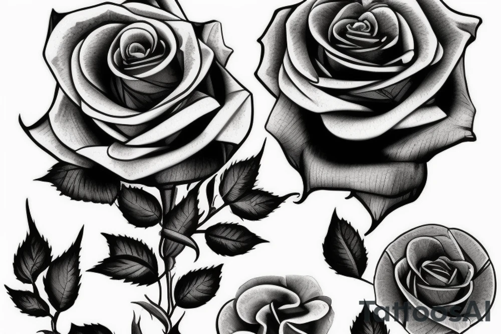 Roses tattoo idea