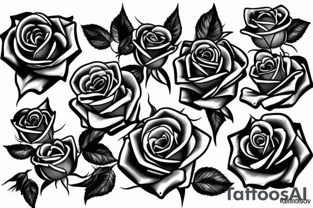 Roses tattoo idea