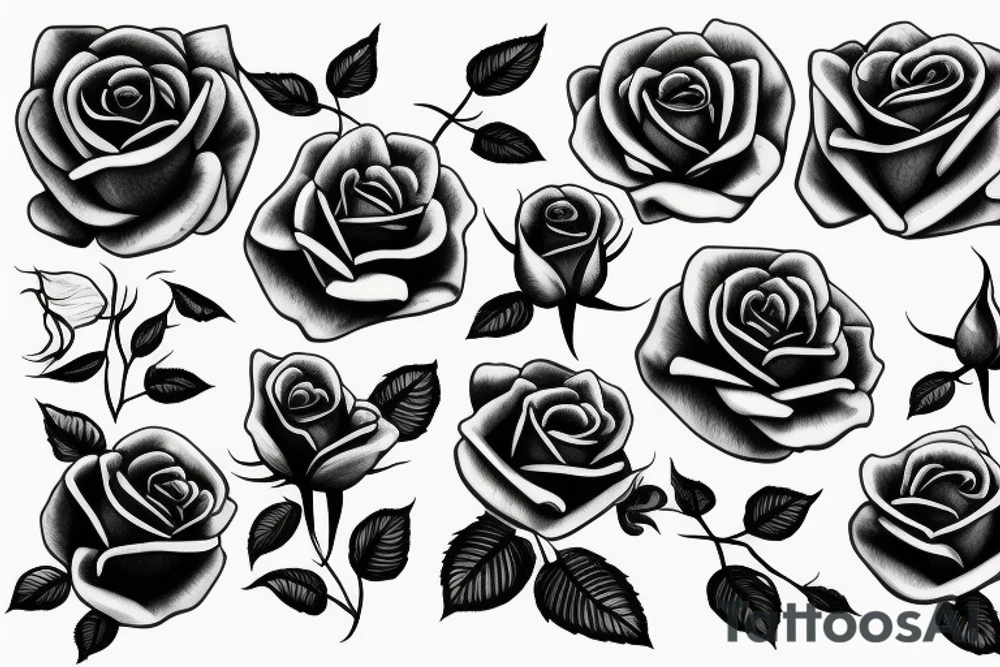 Roses tattoo idea