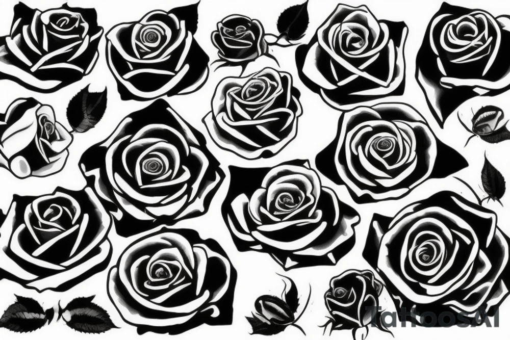 Roses tattoo idea