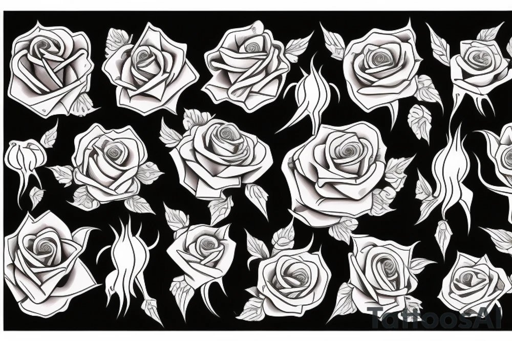 Roses tattoo idea