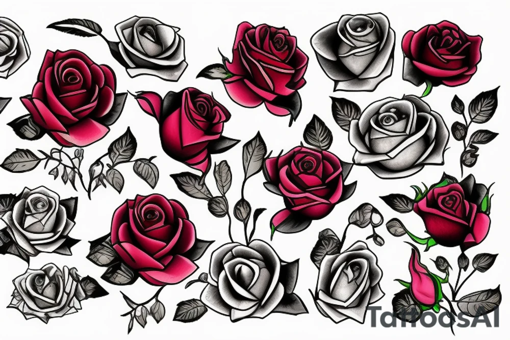 Roses tattoo idea