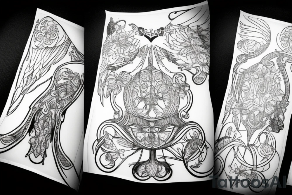 Parachute tattoo idea