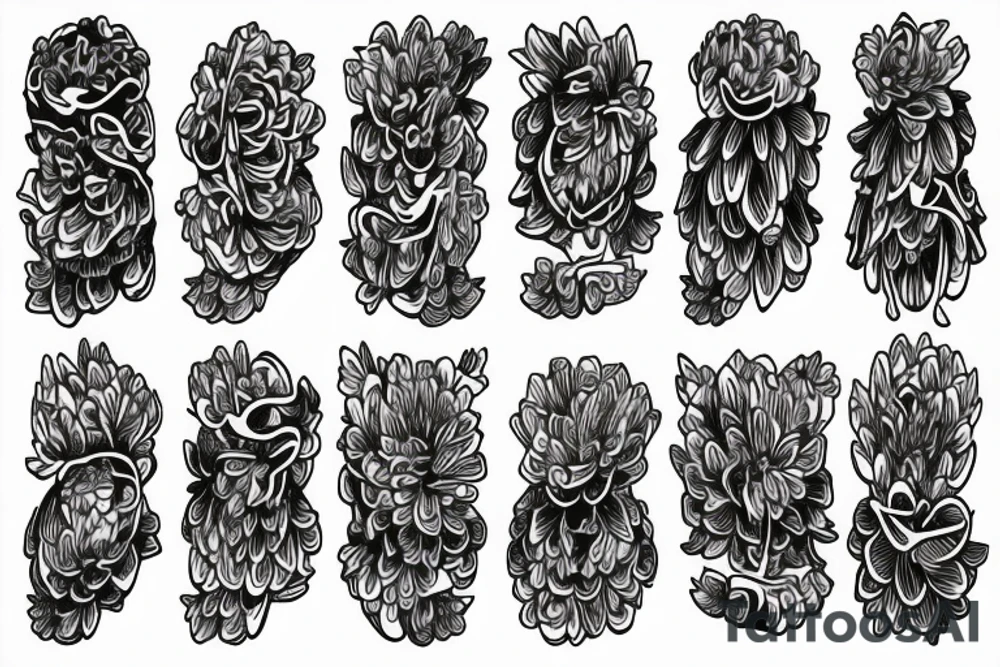 Chrysanthemums tattoo idea