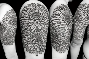 Chrysanthemums tattoo idea