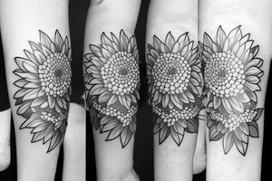 Chrysanthemums tattoo idea