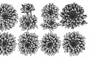 Chrysanthemums tattoo idea
