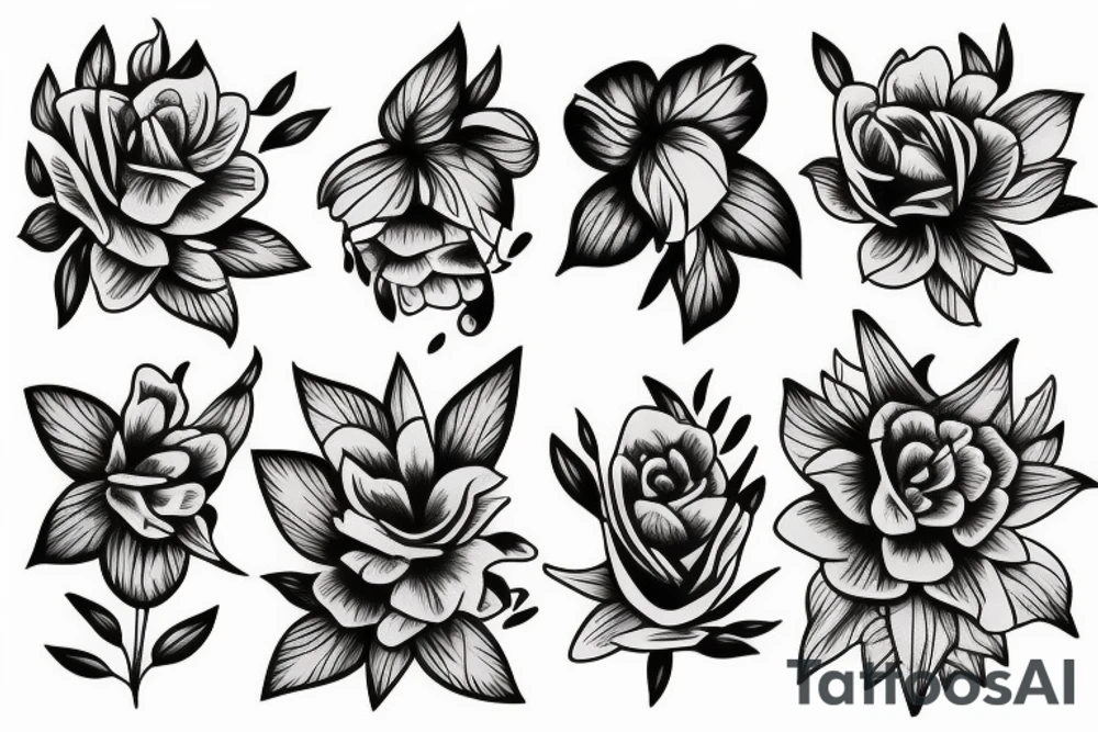 Flower tattoo idea