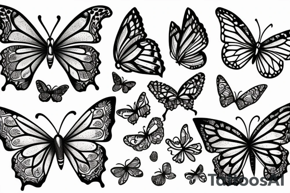 Butterfly tattoo idea