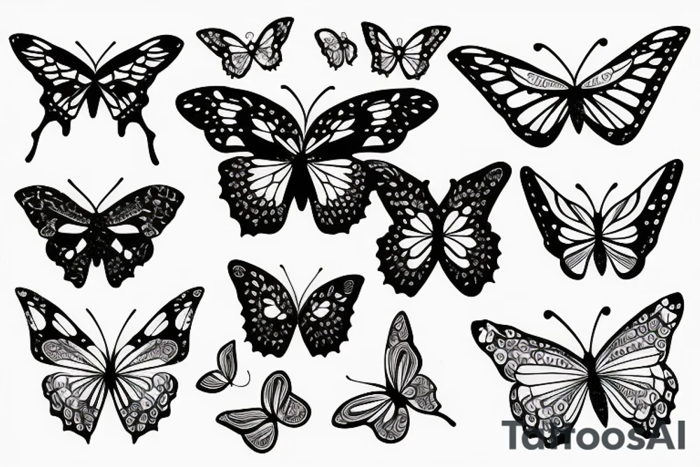 Butterfly tattoo idea