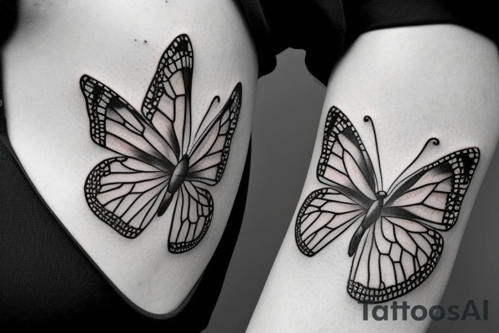 Butterfly tattoo idea