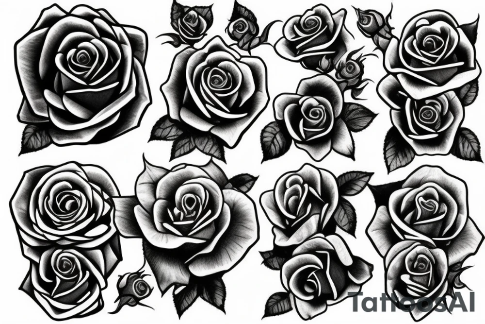Roses tattoo idea