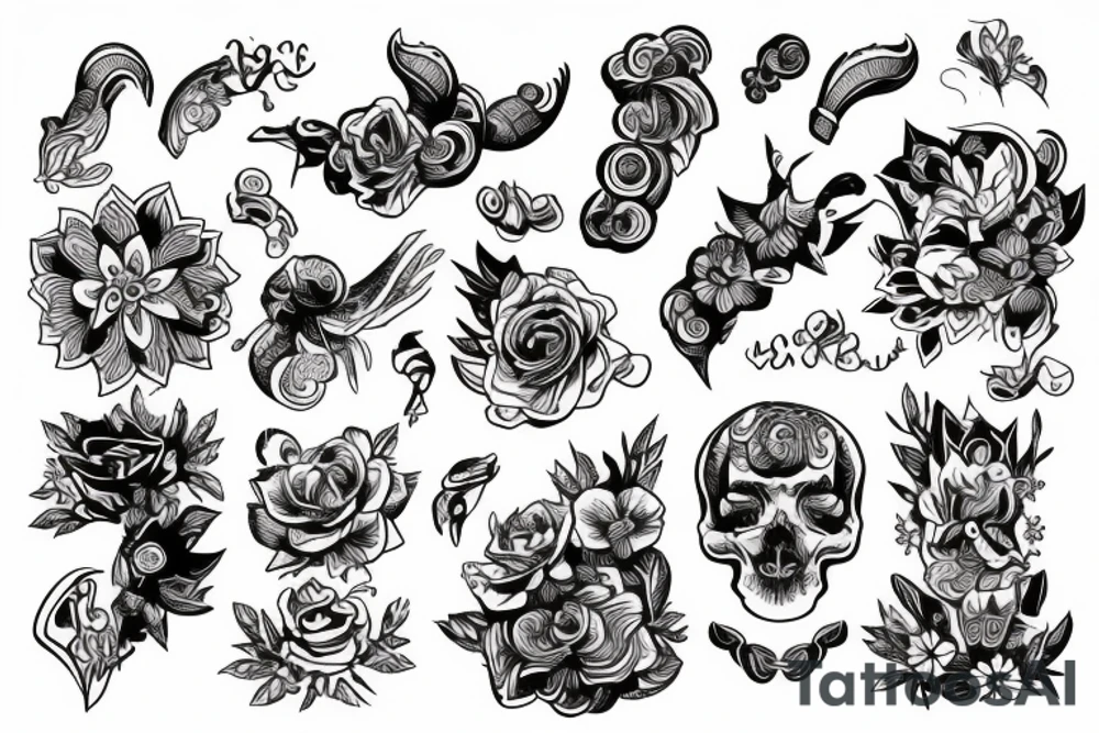 Хаул в розах tattoo idea