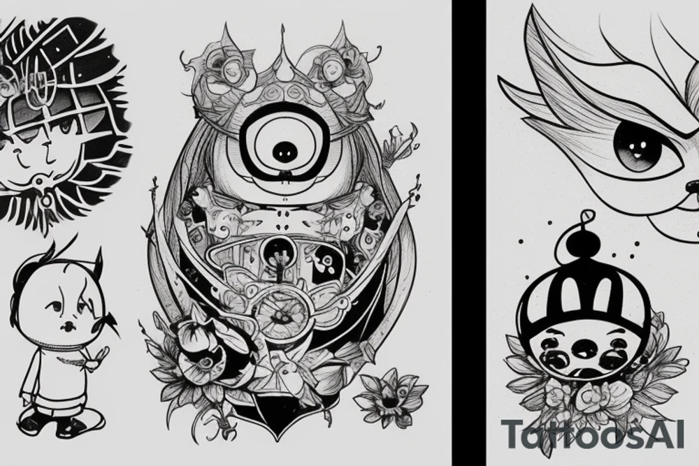 Хаул в розах tattoo idea
