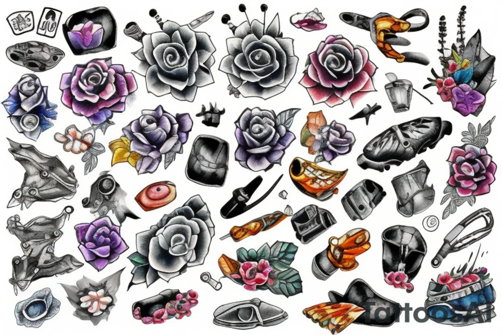 Rock tattoo idea