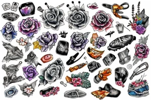 Rock tattoo idea