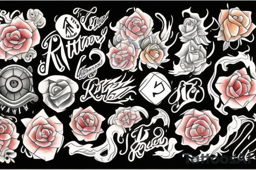 Rock tattoo idea